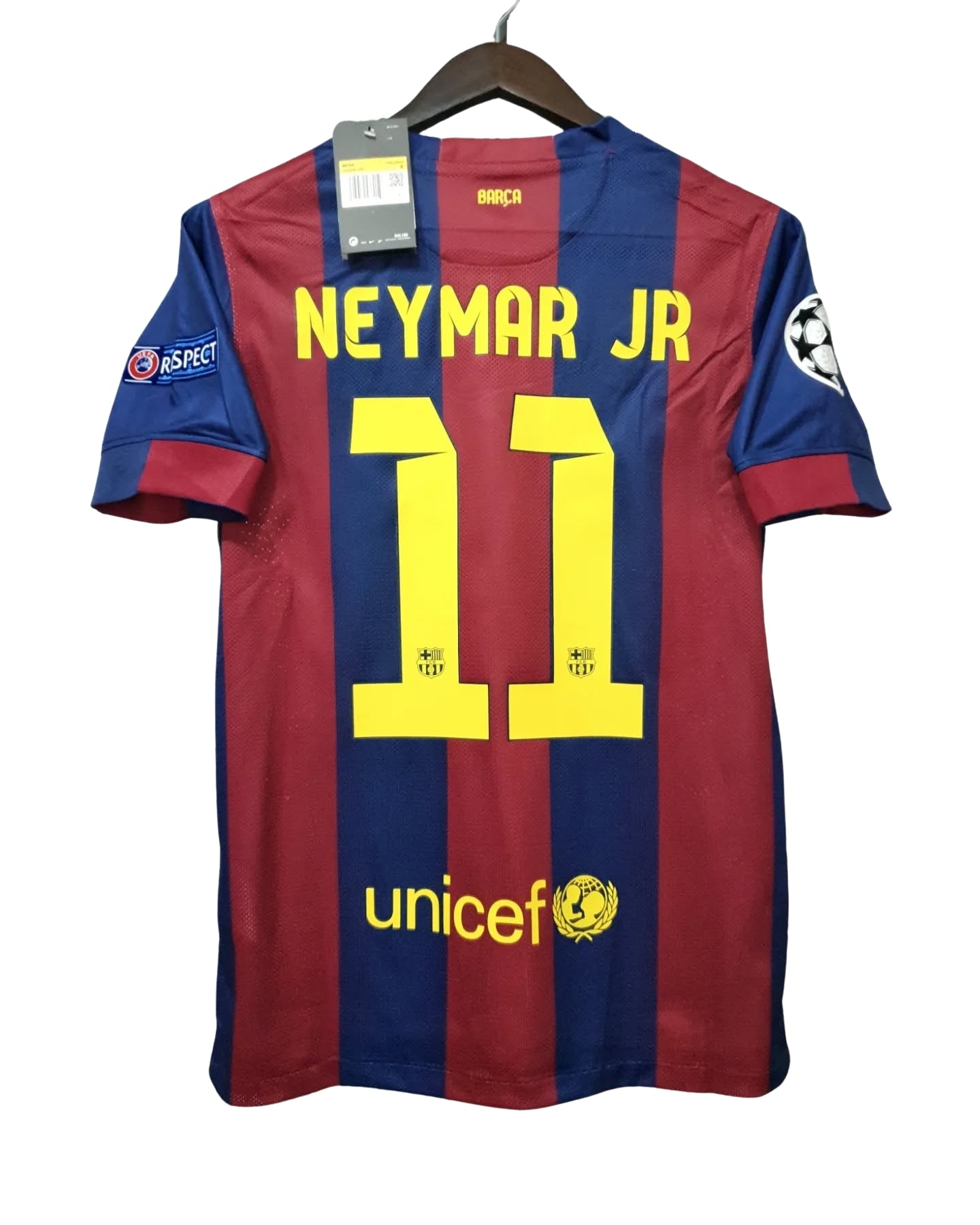 Authentic Neymar #11 Jersey FC Barcelona Jersey 2014/2015 Final Champions League Shirt