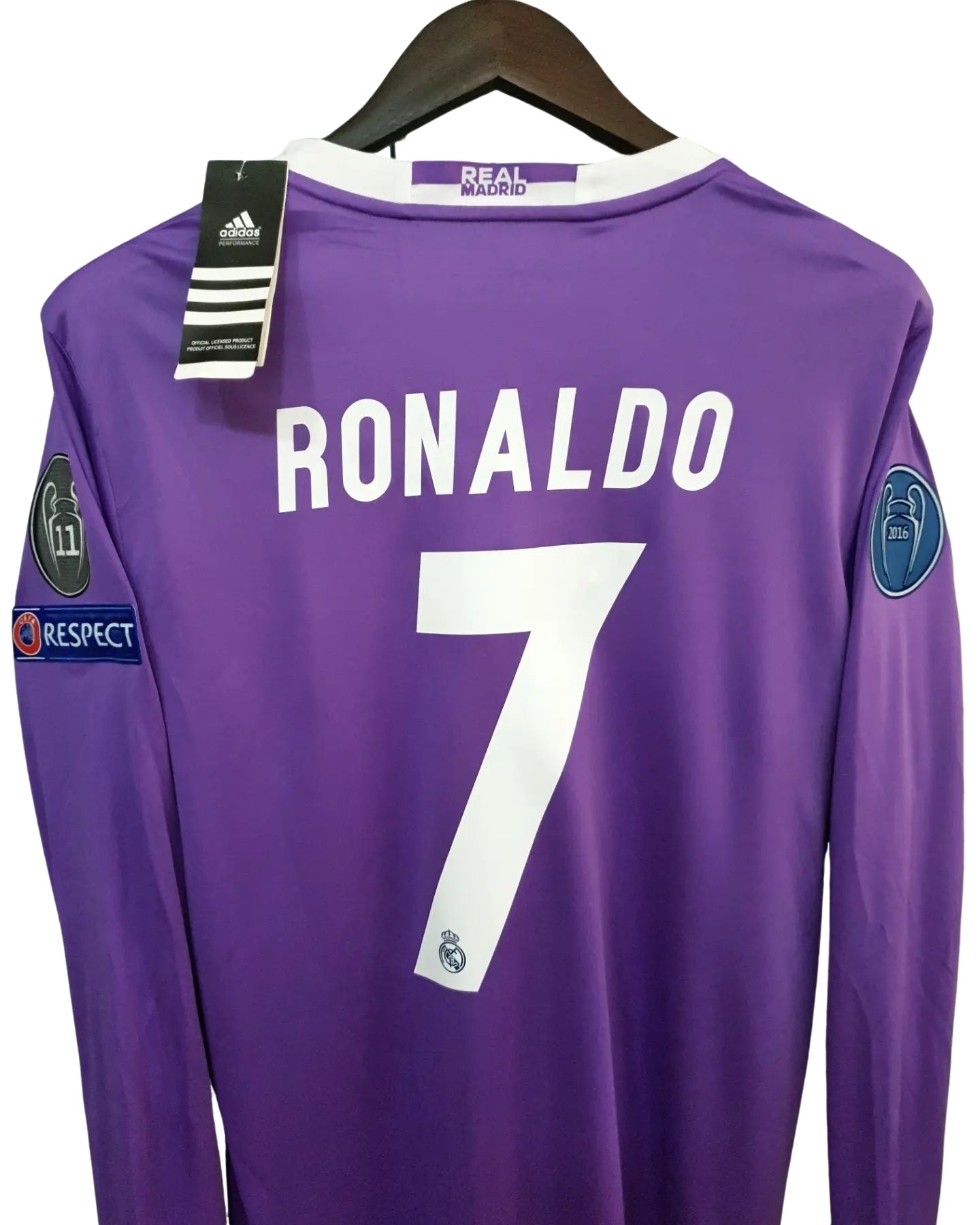 Authentic Retro Real Madrid Jersey 2016/17 – Ronaldo #7 – Used, Excellent Condition