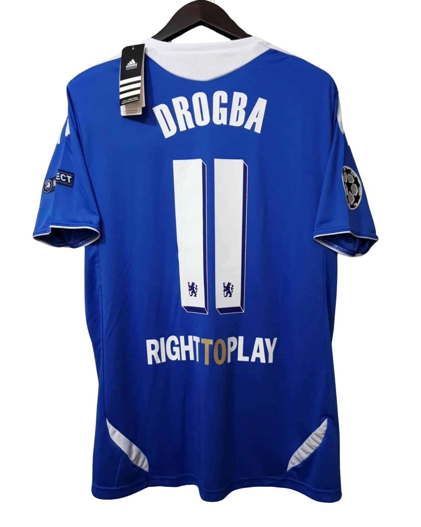 Authentic Didier Drogba #11 Jersey Chelsea FC 2011/2012 Champions League Final Jersey