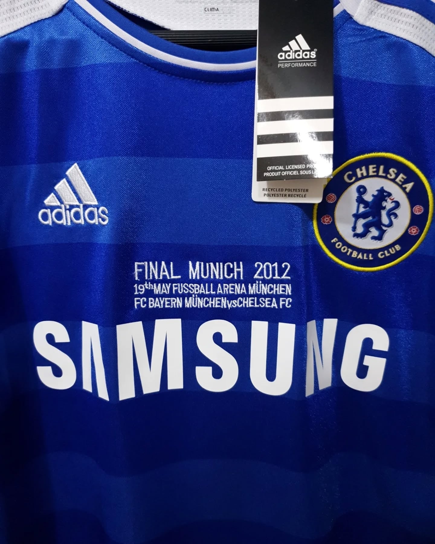 Authentic Didier Drogba #11 Jersey Chelsea FC 2011/2012 Champions League Final Jersey