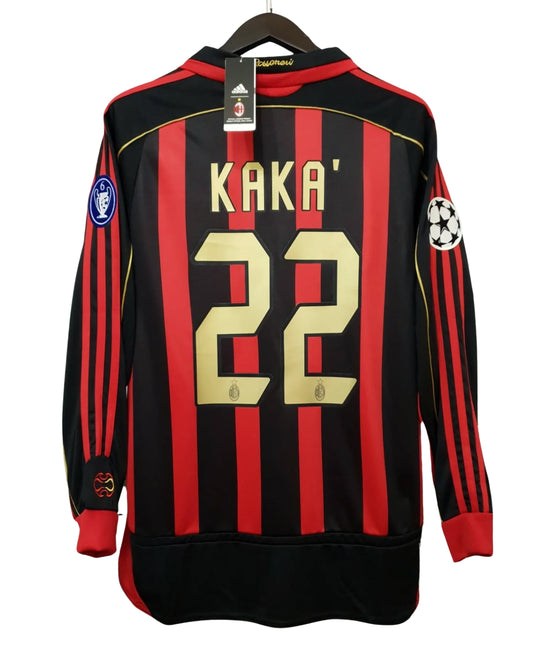 Authentic Retro AC Milan Home Jersey 2006/07 – Ricardo Kaka #22 – Used, Excellent Condition