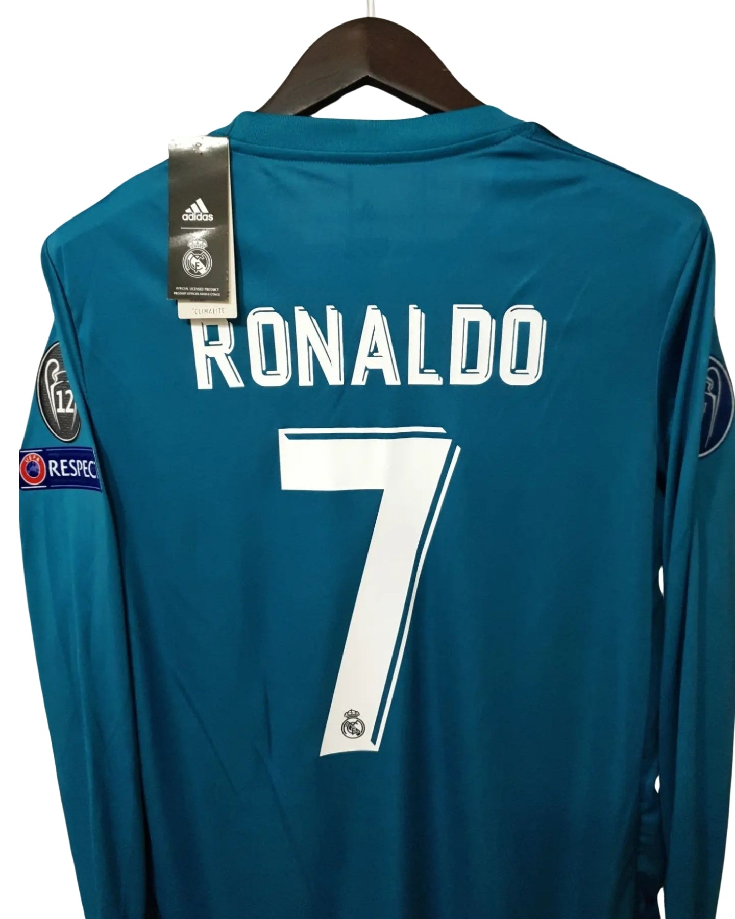 Authentic Retro Real Madrid Jersey 2017/18 – Ronaldo #7 – Used, Excellent Condition
