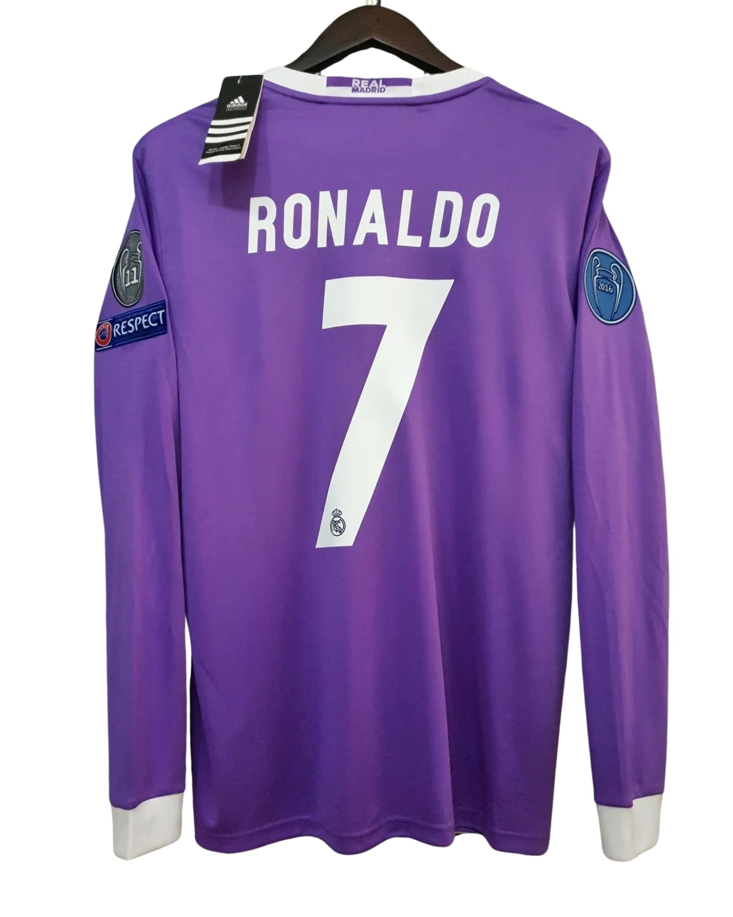 Authentic Retro Real Madrid Jersey 2016/17 – Ronaldo #7 – Used, Excellent Condition