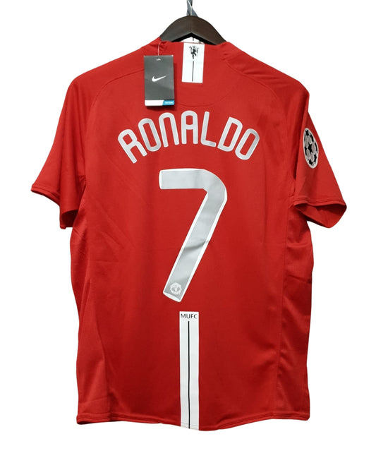 Authentic Cristiano Ronaldo #7 Manchester United 2008 Jersey UCL Final Home Shirt