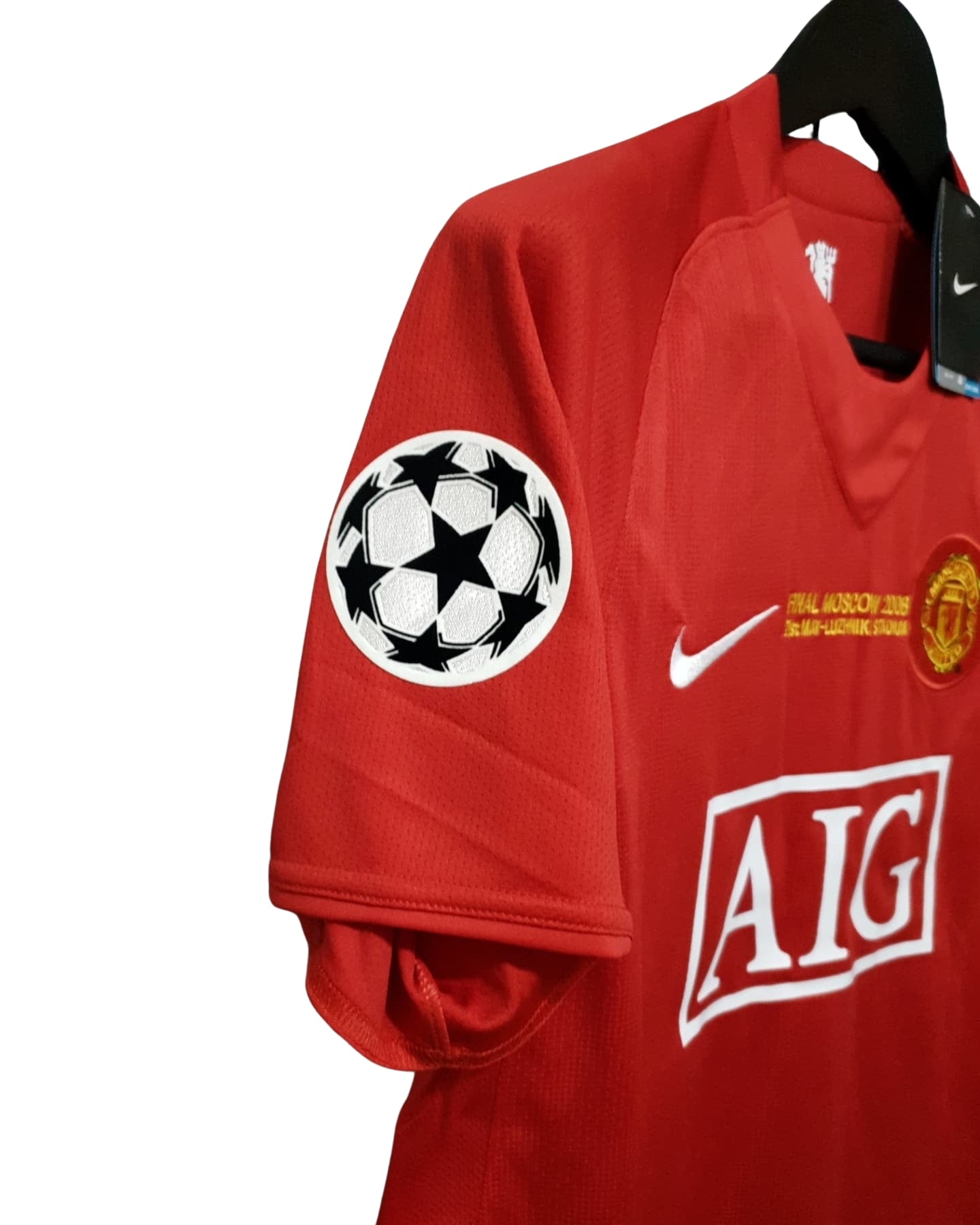 Authentic Cristiano Ronaldo #7 Manchester United 2008 Jersey UCL Final Home Shirt